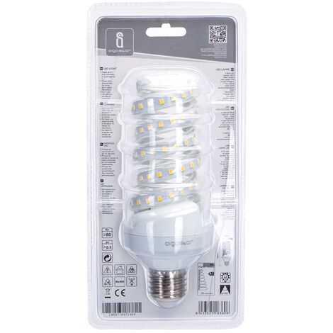 Lampadina Led E27 a tubo a spirale 20W Bianco neutro 4000K Aigostar