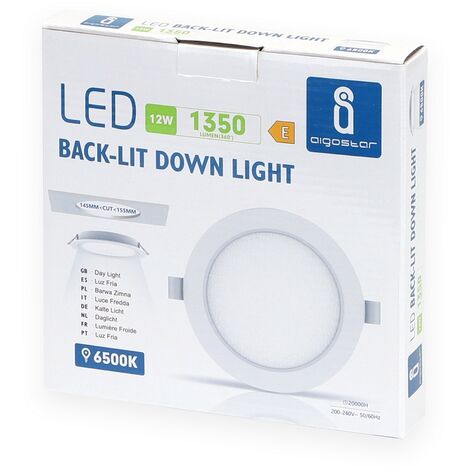 ChiliTec Faretto LED Da Incasso EBL Slim – Luce Bianca Calda, IP67, 12V 0,5W, Diametro 55mm, Ultra Piatto