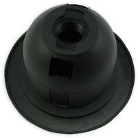 Portalampada E27 Nero 250V in Plastica con anello Aigostar