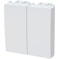 Tappo Falso Polo bianco compatibile anche con Vimar Plana 2 pezzi