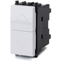 Doppio Pulsante con frecce 10A bianco compatibile anche con Vimar Plana