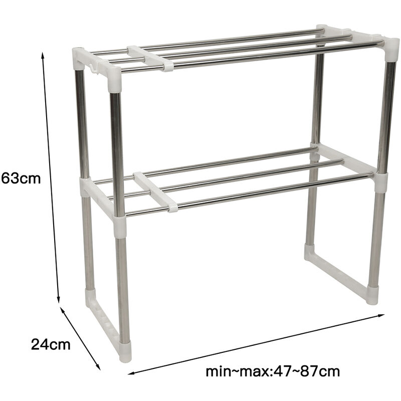 Scaffale da Cucina , Mensola per Microonde Forno Utensili, 632447-87cm