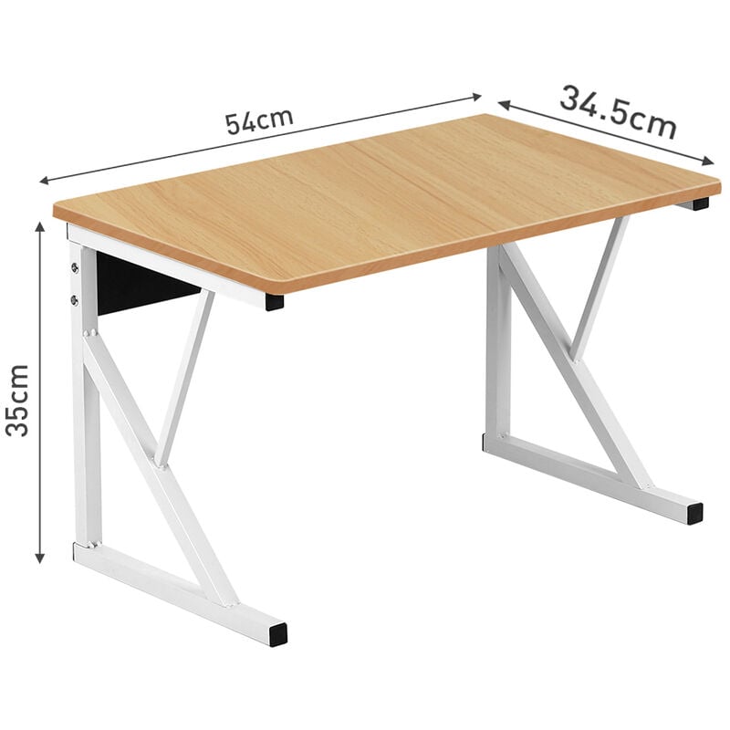 Scaffale Mensola Cucina Mobiletto Porta Microonde con Ripiano Metallo Legno  Noce