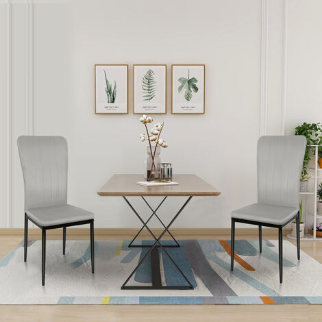 Haloyo Set di 6 sedie imbottite per sala da pranzo, per cucina, soggiorno,  studio, elegante sedia