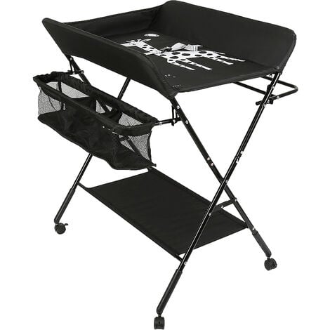 Fasciatoio Bebeconfort Dolphy 2 In 1 - Con Vaschetta Bagnetto, Ruote, Cassettiera, Grigio - Foto 2