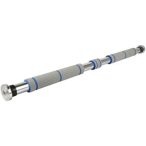 Barra per trazioni,barra per porte,Haloyo®,regolabile da 80 cm a 115 cm, montabile senza viti,per esercizi a casa, palestra,allenamento,grigio (1/5)