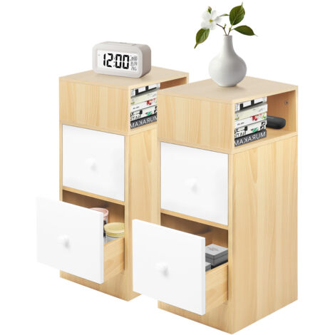 Set di 2 comodini con 2 cassetti | Leroy Merlin