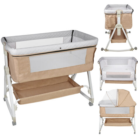 Culla 3 in 1 per neonati - Culla per neonati da 0 a 36 mesi - Beige