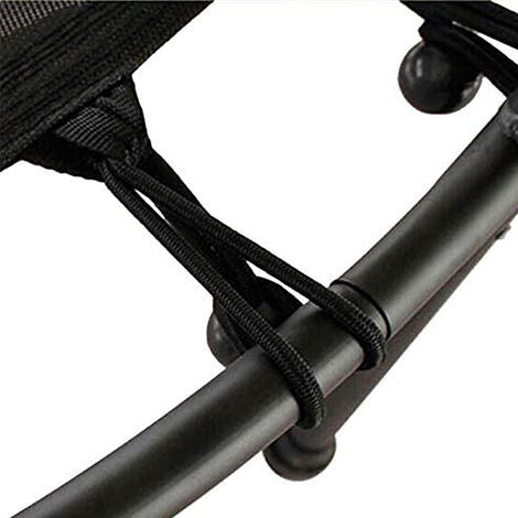 Trampolino EXIT Black Edition 2.4m - Rete Sicurezza E Protezione Molle
