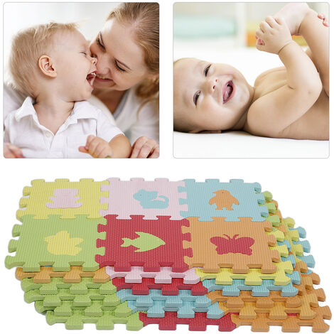 Tappeto puzzle per bambini 36 pezzi antiscivolo schiuma eva