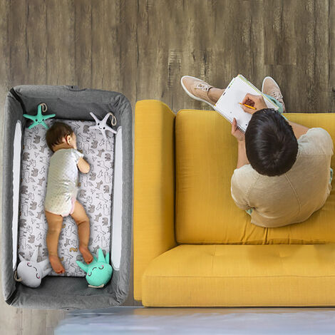 Kit Di Conversione Culla Babybay – Regolabile In Altezza, In Legno Massello Di Faggio Naturale, Per Lettino 132x81 Cm - 6