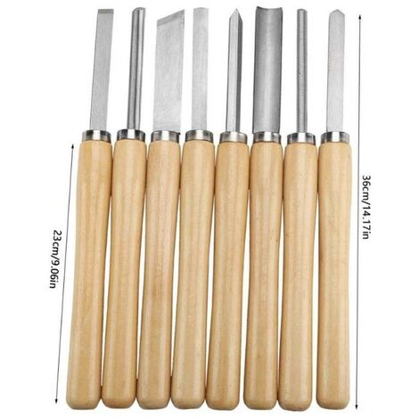 Set di coltelli da intaglio del legno Set di strumenti da intaglio a mano da 12