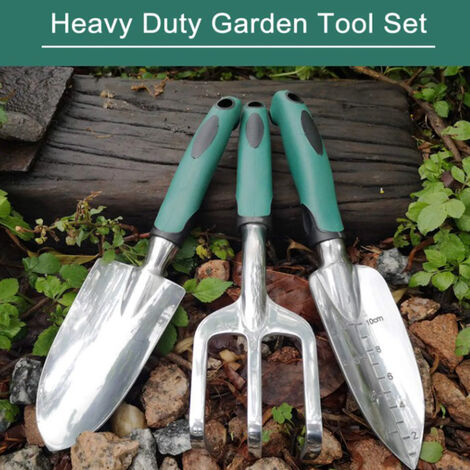 Set da giardinaggio Paletta Zappetta con rastrello Kit attrezzi giardino  Ingco HFTT858 + HGT979K