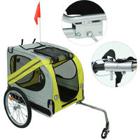 Rimorchio bici per Cani e Animali Domestici,1377390cm
giallo