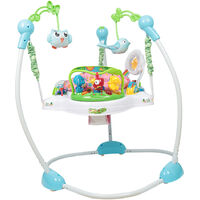 Sedia a dondolo bambini,Sdraietta Neonati con Giochi, Dondolo per Bambini con dispositivi di sicurezza-blu