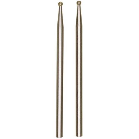 Proxxon art 28212 2 fraises diamantA es sphA riques Fraise diamantA e 1 mm
