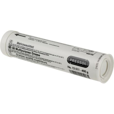Pressol cartouche de graisse gr.400 recharge polyvalente pour le graissage de roulements hautes performances