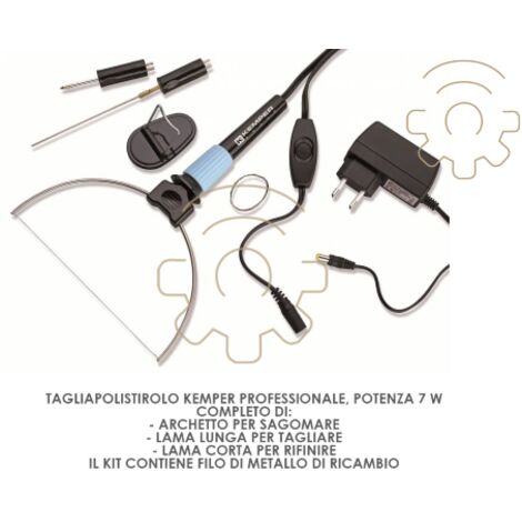 Kemper professionnel polystyrA ne cutter arc lame longue lame corde fil mA tallique de rechange (1/2)