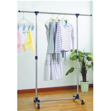 Portemanteau tubulaire extensible stander hanger 90/135x170h - Séjour (1/3)
