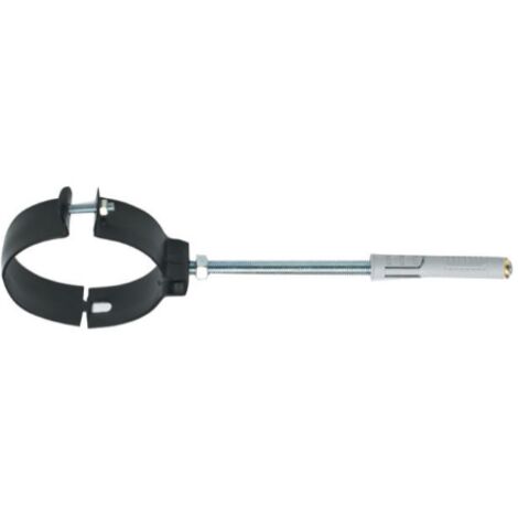 col lourd noir 12 cm 120 mm pour la fixation des tuyaux de cheminA e