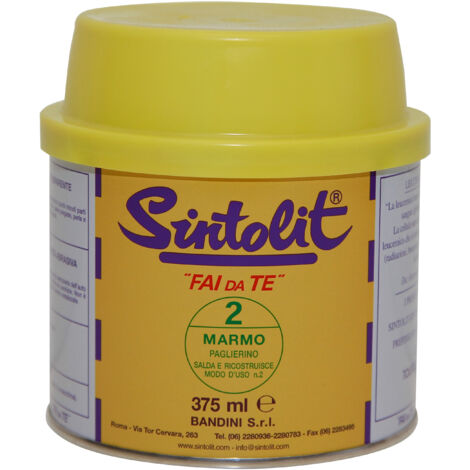 Sintolit vertical 375 ml mastic mastic pierre en cA ramique marbre jaune paille (1/2)