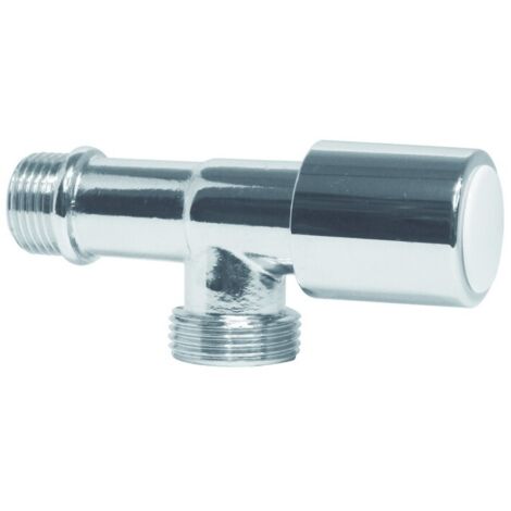 Robinet horizontal Itap Raccord de machine A laver Itap gr 1/2 "en laiton chromA (1/3)