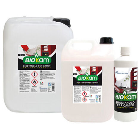 Bioéthanol Biokam 10 litres – combustible écologique pour bio-cheminees et poêles