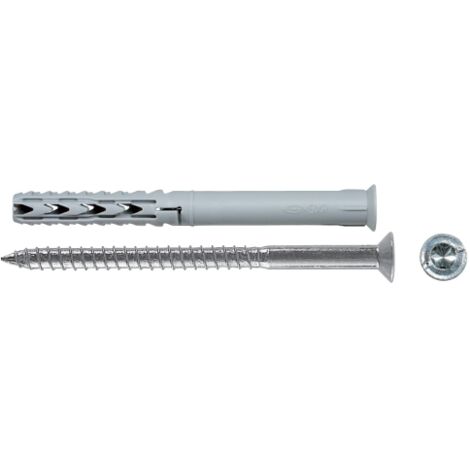 50 pcs Fischer chevilles SXR-WT Cheville en nylon 8x80 mm avec vis torx (1/2)