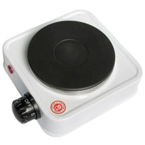 Idroweb – Cuisinière électrique 500W avec plaque en fonte 10,5 cm – Thermostat réglable – Structure métal durable pour usage domestique (1/4)