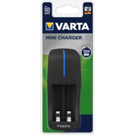 Mini chargeur Varta vide pour piles AA et AAA non incluses