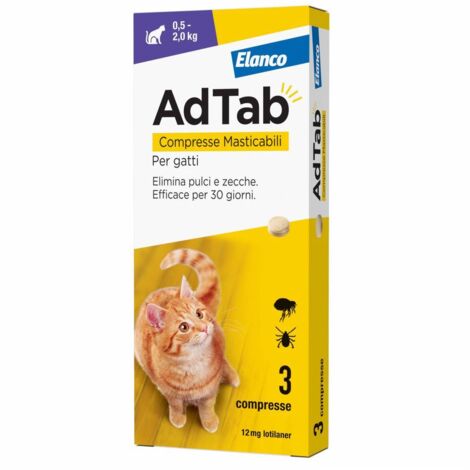 ADTAB COMPRESSE MASTICABILI P/GATTI 0,5-2,0 KG