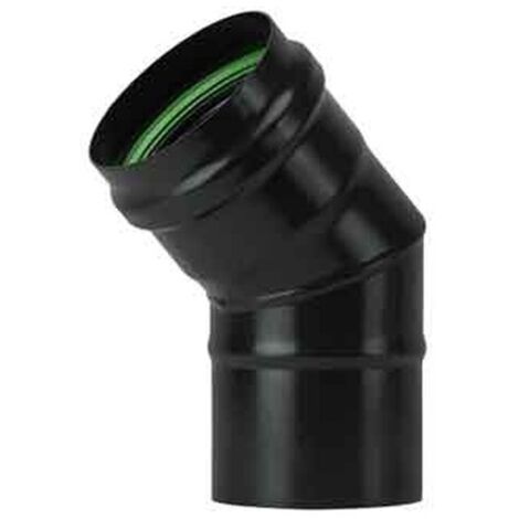 GOMITO A 45° PER STUFE A PELLET 'LIGHT' Ø 100 mm