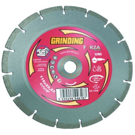 Disque abrasif diamant A 14 secteurs 115 mm pour meule marbre (1/3)