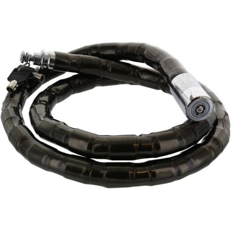 Lacet antivol en acier pour motos et vélos diam.22x150 cm. tresse acier enduit pvc - Salon (1/3)