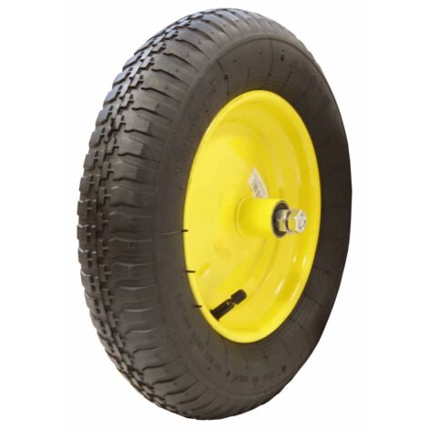 Pneu de roue Vespa pour brouette 350x80 mm empattement 110 mm construction