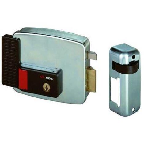 Serrure électrique 12V – Scrocco autoblocquant – Entraxe 55mm – Grado 3 Security – Pour acier avec traitement zinc – Cisa