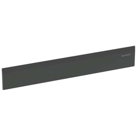 Geberit Accessoires - Ensemble pour évacuation murale des eaux de douche, cache en plastique, noir mat 154.335.14.1