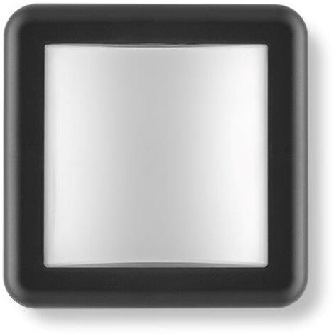 Lampe de balisage 370 lumen cm 14x14x5 en plastique e'cran polycarbonate opale pour jardin exte'rieur (1/3)