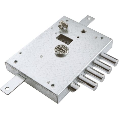 Idroweb – Serrure monopoint en applique Dierre Atra 7111.2.DE – Entrée 70 mm – Sens de pose droite – 4 catenacci – Dimensions 152x206 mm