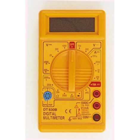 Testeur multi numA rique A lectrique A cristaux liquides de poche 9V (1/3)