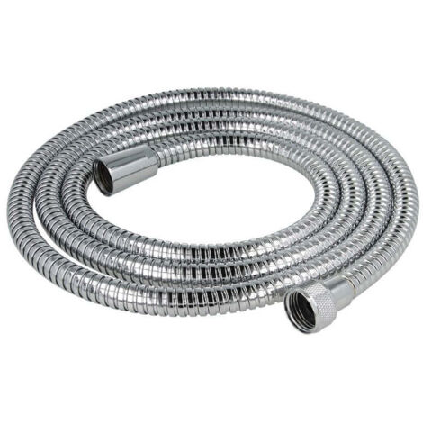 FLESSIBILE DOCCIA CONICO ANTITORSIONE ""SILVER METALLIC"" 1/2"" - 1/2"" 150 cm (1/5)