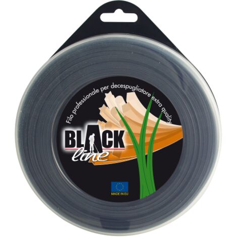 Bobine de fil professionnel Black Line pour de'broussailleuse section carre'e 3 mm x 45 mt (1/2)