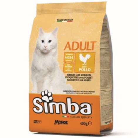 CIBO GATTO MONGE SIMBA 400 G CROCCANTINI POLLO