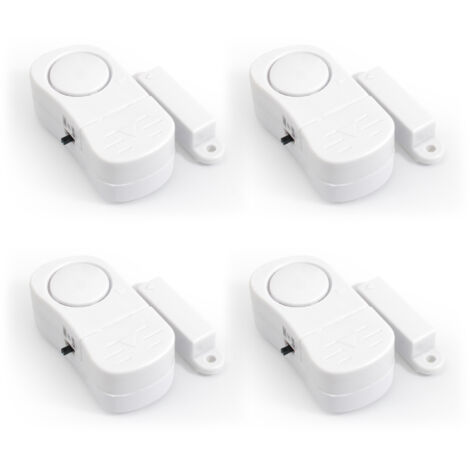 Pack de 4 mini alarmes pour porte/fenêtre - Avidsen - 100324