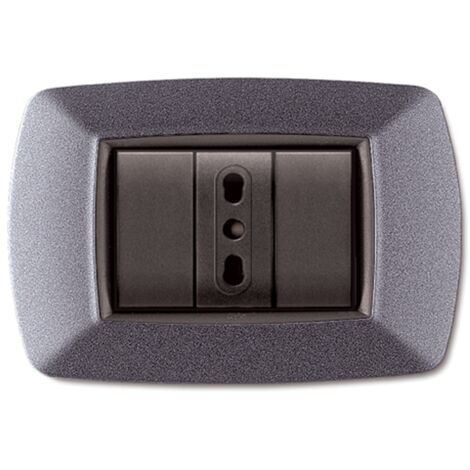 10 x PLACCA LIFE LIVING PLAST GRIGIO CHIARO VULCAN 3P (1/3)
