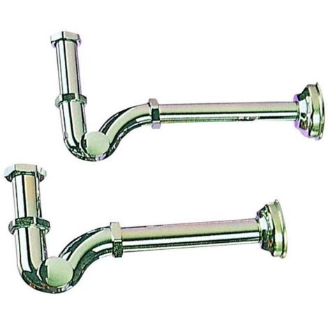 Siphon en S 1 pouce 1/4 laiton chromé - Salon (1/3)