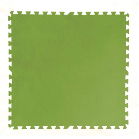 Bestway 58636 tapis de piscine en polyéthylène vert 78x78 cm pack de 9pcs - Salon