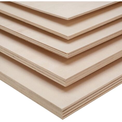 Contreplaqué peuplier 610x400x10 mm – Lot de 5 plaques pré-découpées – Pour construction menuiserie – Matériau léger et résistant