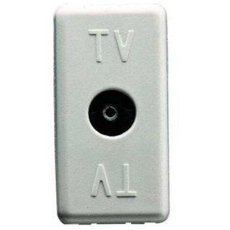 PRESA COASSIALE TV FEMMINA 'SYSTEM' Bianco