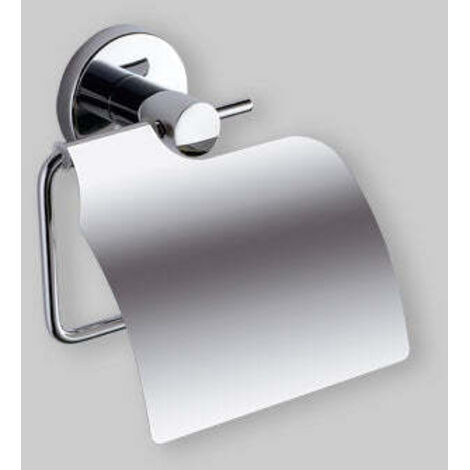 GEDY - PORTE PAPIER AVEC COUVERCLE CHROME FELCE - GEDY - G-FE251300100 (1/5)